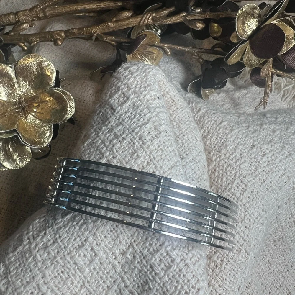 All Saints Silver Cuff Bracelet - Picture 3 of 10